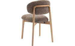 Goossens eetkamerstoel bessy bruin stof - 8253058-goossens-bessy-eetkamerstoel-stof-bruin-02