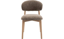 Goossens eetkamerstoel bessy bruin stof - 8253058-goossens-bessy-eetkamerstoel-stof-bruin-15