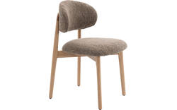 Goossens eetkamerstoel bessy bruin stof - 8253058-goossens-bessy-eetkamerstoel-stof-bruin-15