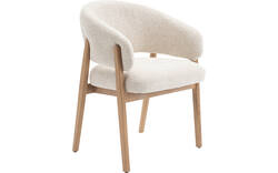 Goossens eetkamerstoel hayley beige stof - 8253060-goossens-hayley-eetkamerstoel-stof-beige-01