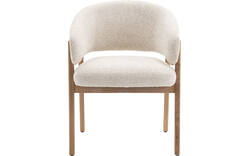 Goossens eetkamerstoel hayley beige stof - 8253060-goossens-hayley-eetkamerstoel-stof-beige-01