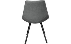 Goossens eetkamerstoel point grijs kunstleer - 8253062-goossens-point-eetkamerstoel-kunstleer-grijs-01
