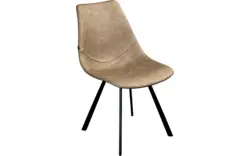 Goossens eetkamerstoel point bruin kunstleer - 8253063-goossens-point-eetkamerstoel-kunstleer-bruin-01