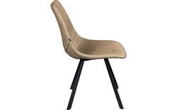 Goossens eetkamerstoel point bruin kunstleer - 8253063-goossens-point-eetkamerstoel-kunstleer-bruin-01