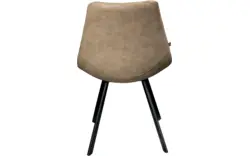 Goossens eetkamerstoel point bruin kunstleer - 8253063-goossens-point-eetkamerstoel-kunstleer-bruin-01