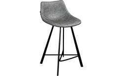 Goossens counterstoel point grijs kunstleer - 8253064-goossens-point-barstoel-kunstleer-01