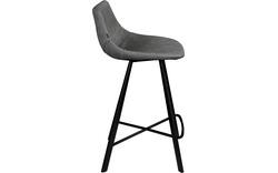 Goossens counterstoel point grijs kunstleer - 8253064-goossens-point-barstoel-kunstleer-01