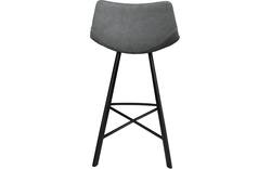 Goossens counterstoel point grijs kunstleer - 8253064-goossens-point-barstoel-kunstleer-01