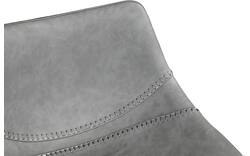 Goossens counterstoel point grijs kunstleer - 8253064-goossens-point-barstoel-kunstleer-01