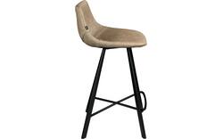 Goossens counterstoel point bruin kunstleer - 8253065-goossens-point-barstoel-kunstleer-01