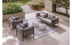 Goossens fauteuil venice grijs buitenstof - 8253074-goossens-venice-tuinbanken-buitenstof-05