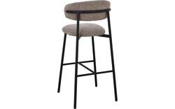 Goossens basic barstoel siem bruin stof - 8260006-goossens-basic-siem-barstoel-stof-02