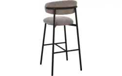 Goossens basic barstoel siem bruin stof - 8260006-goossens-basic-siem-barstoel-stof-01