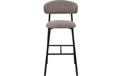 Goossens basic barstoel siem bruin stof - 8260006-goossens-basic-siem-barstoel-stof-01