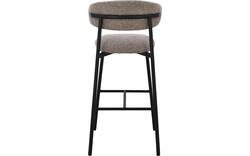 Goossens basic barstoel siem bruin stof - 8260006-goossens-basic-siem-barstoel-stof-01