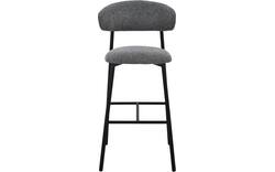 Goossens basic barstoel siem grijs stof - 8260007-goossens-basic-siem-barstoel-stof-01