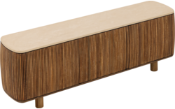 Goossens tv meubel nova beige mortex - 8260018-goossens-nova-tv-meubel-mortex-beige-01
