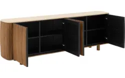 Goossens dressoir nova beige mortex - 8260021-goossens-nova-dressoir-mortex-01