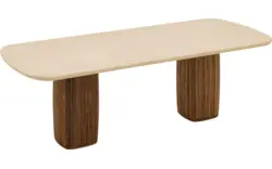 Goossens eettafel nova beige mortex - 8260026-goossens-nova-eettafel-mortex-beige-10