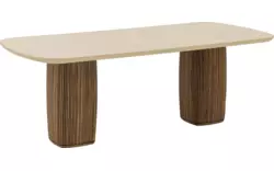 Goossens eettafel nova beige mortex - 8260027-goossens-nova-eettafel-mortex-beige-01