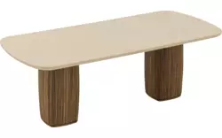 Goossens eettafel nova beige mortex - 8260027-goossens-nova-eettafel-mortex-beige-01