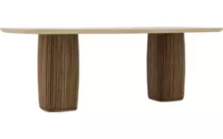 Goossens eettafel nova beige mortex - 8260027-goossens-nova-eettafel-mortex-beige-01
