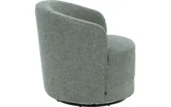 Goossens draaifauteuil milk groen stof - 8260029-goossens-milk-fauteuil-stof-01