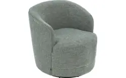Goossens draaifauteuil milk groen stof - 8260029-goossens-milk-fauteuil-stof-01