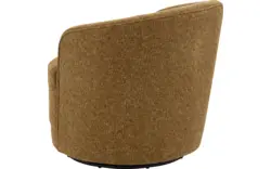Goossens draaifauteuil milk bruin stof - 8260030-goossens-milk-fauteuil-stof-02