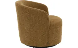 Goossens draaifauteuil milk bruin stof - 8260030-goossens-milk-fauteuil-stof-01