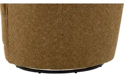 Goossens draaifauteuil milk bruin stof - 8260030-goossens-milk-fauteuil-stof-01
