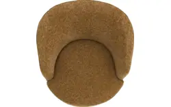 Goossens draaifauteuil milk bruin stof - 8260030-goossens-milk-fauteuil-stof-01