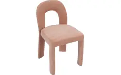 Goossens eetkamerstoel anna roze stof - 8260039-goossens-anna-eetkamerstoel-stof-roze-01