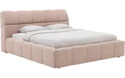 Goossens bedframe napoli roze stof - 8260074-goossens-napoli-storage-bedframe-stof-01