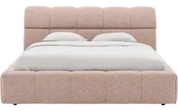 Goossens bedframe napoli roze stof - 8260074-goossens-napoli-storage-bedframe-stof-01
