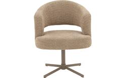 Goossens excellent eetkamerstoel roma bruin stof - 8260075-goossens-excellent-roma-eetkamerstoel-stof-bruin-10