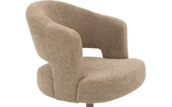 Goossens excellent eetkamerstoel roma bruin stof - 8260075-goossens-excellent-roma-eetkamerstoel-stof-bruin-10
