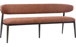 Goossens eetkamerbank diede bruin stof - 8260077-goossens-diede-eetkamerstoel-stof-bruin-15