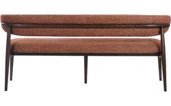 Goossens eetkamerbank diede bruin stof - 8260077-goossens-diede-eetkamerstoel-stof-bruin-15