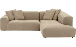 Goossens hoekbank lago bruin stof - 8260079-goossens-lago-bank-stof-bruin-01