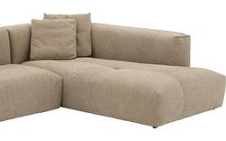 Goossens hoekbank lago bruin stof - 8260079-goossens-lago-bank-stof-bruin-01