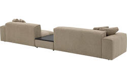 Goossens zitbank lago bruin stof - 8260085-gespiegeld-02