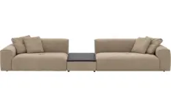 Goossens zitbank lago bruin stof - 8260085-goossens-lago-bank-stof-bruin-01