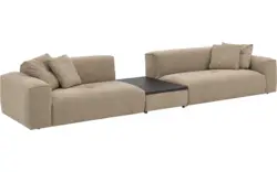 Goossens zitbank lago bruin stof - 8260085-goossens-lago-bank-stof-bruin-01