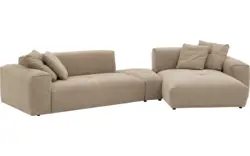 Goossens loungebank lago bruin stof - 8260087-gespiegeld-02