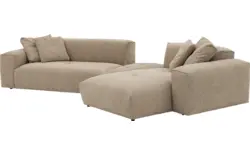 Goossens loungebank lago bruin stof - 8260087-gespiegeld-02