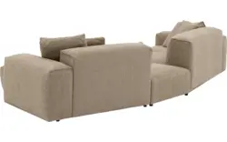 Goossens loungebank lago bruin stof - 8260087-gespiegeld-02