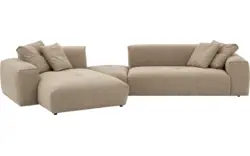Goossens loungebank lago bruin stof - 8260087-goossens-lago-bank-stof-bruin-01