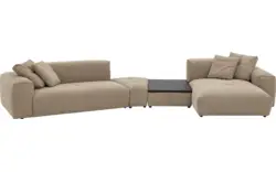 Goossens loungebank lago bruin stof - 8260088-gespiegeld-18