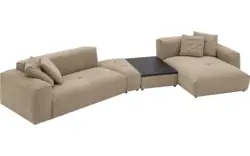 Goossens loungebank lago bruin stof - 8260088-gespiegeld-18
